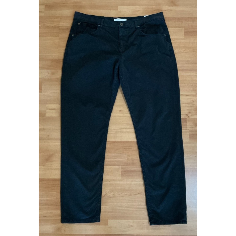 Billy Reid Pants Mens 38 Black Slim Fit 5 Pocket Stretch Cotton 38x32